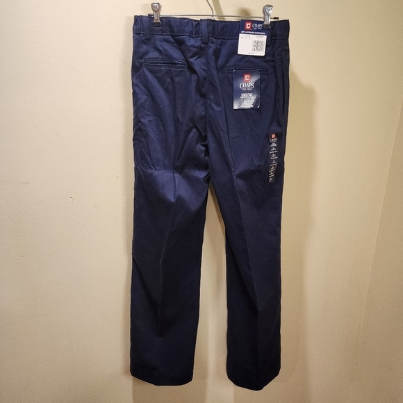 CHAPS Boys Schoolwear Navy Blue 100% cotton pant size 20 NWT - Picture 1 of 13